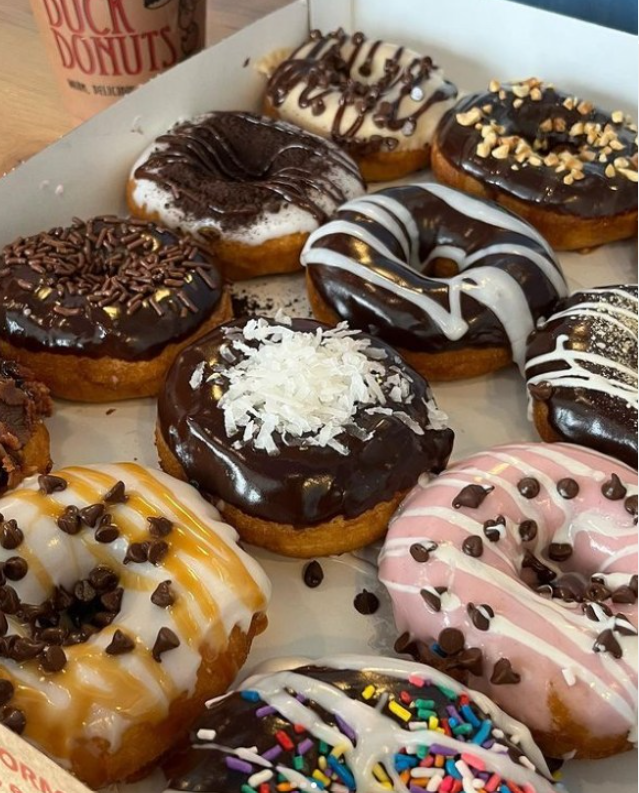 EatGuideBoise's tweet photo. Life is too short to skip dessert! 🍩🐥 Treat yourself to its freshly made donuts at Duck Donuts. With endless flavor combinations and toppings, your taste buds will thank you. 

Come and satisfy your sweet tooth today. 😋🍴 

📍📸@duckdonuts
📷@angelinasappetite

#TheEatGuide https://t.co/lTSDQG3H4N