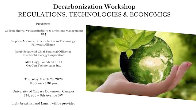 CSEEyyc's tweet image. Join us on March 23 at the U of C Downtown Campus as we are joined by GLJ. for Decarbonization Regulations, Technologies &amp;amp; Economics.  

For more information and registration visit cseenergy.ca/events/#id=102…