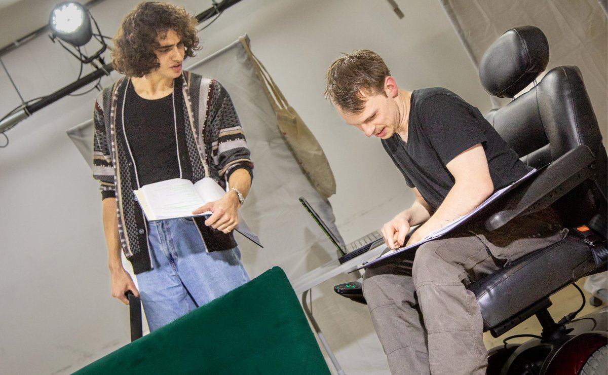 ParkTheatre's tweet photo. 👀First look inside the rehearsal room for the hilarious, challenging and heart-breaking new play ANIMAL opening on 19 April in Park 200.
🎟️ https://t.co/FUt43ZTTtW
#accessibletheatre #newwriting #accessperformances #queertheatre https://t.co/D7HL3UitxB