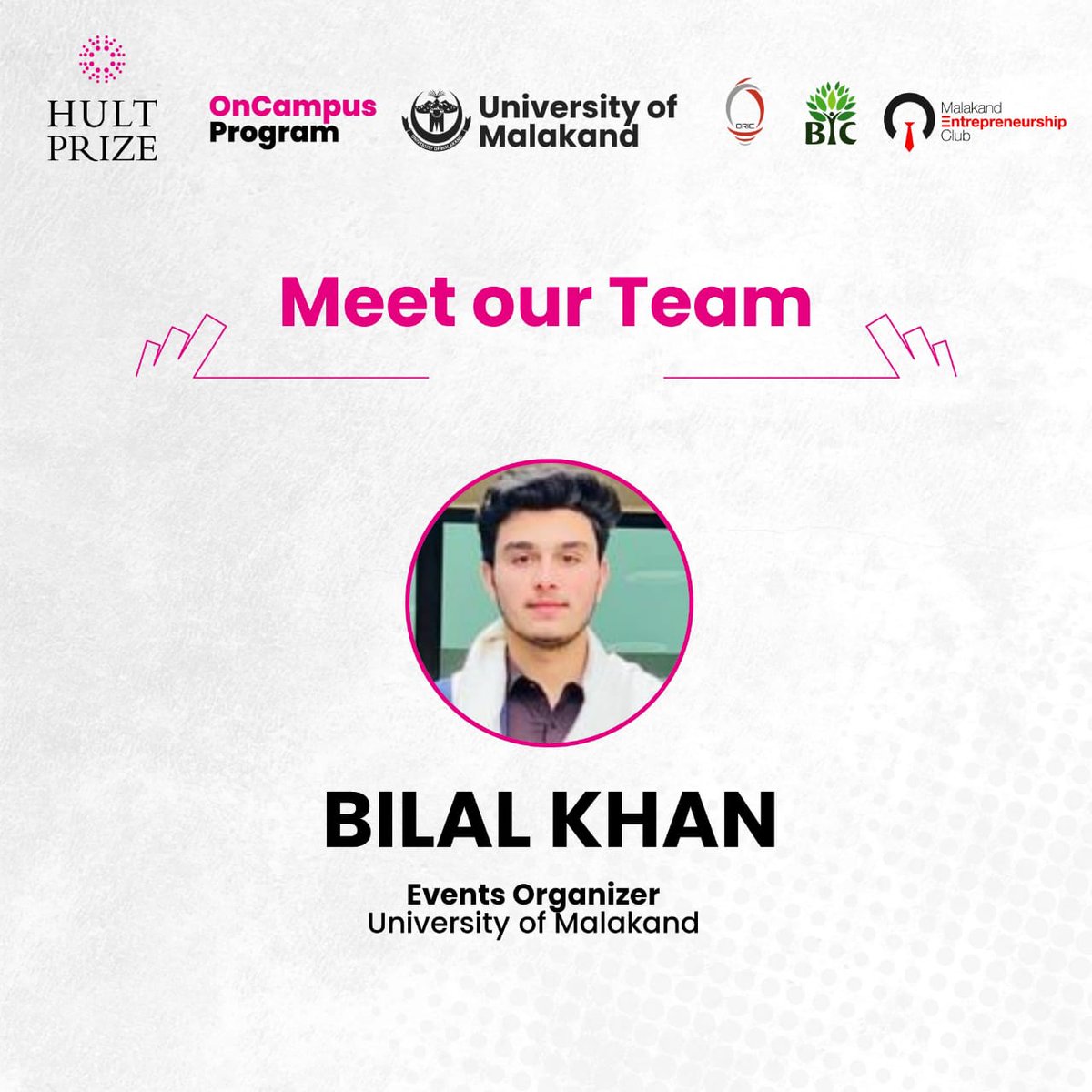 HultPrize8UoM's tweet image. Meet our team 
Bilal Khan,Ejaz Ali, inayat Ullah Khan durani and Saad Musharraf mian 
#OnCampusProgram #hultprize2023  #HultPrize8UoM #EventsOrganizer