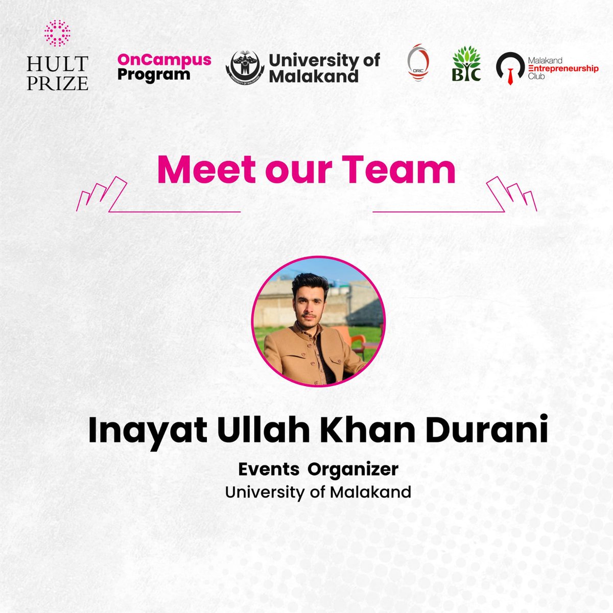 HultPrize8UoM's tweet image. Meet our team 
Bilal Khan,Ejaz Ali, inayat Ullah Khan durani and Saad Musharraf mian 
#OnCampusProgram #hultprize2023  #HultPrize8UoM #EventsOrganizer