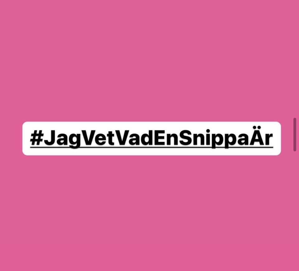 IsedoraIsedora's tweet photo. #JagVetVadEnSnippaAEr #snippaorättvisan  

https://t.co/FjellTzjjx https://t.co/5mSfGpMopL
