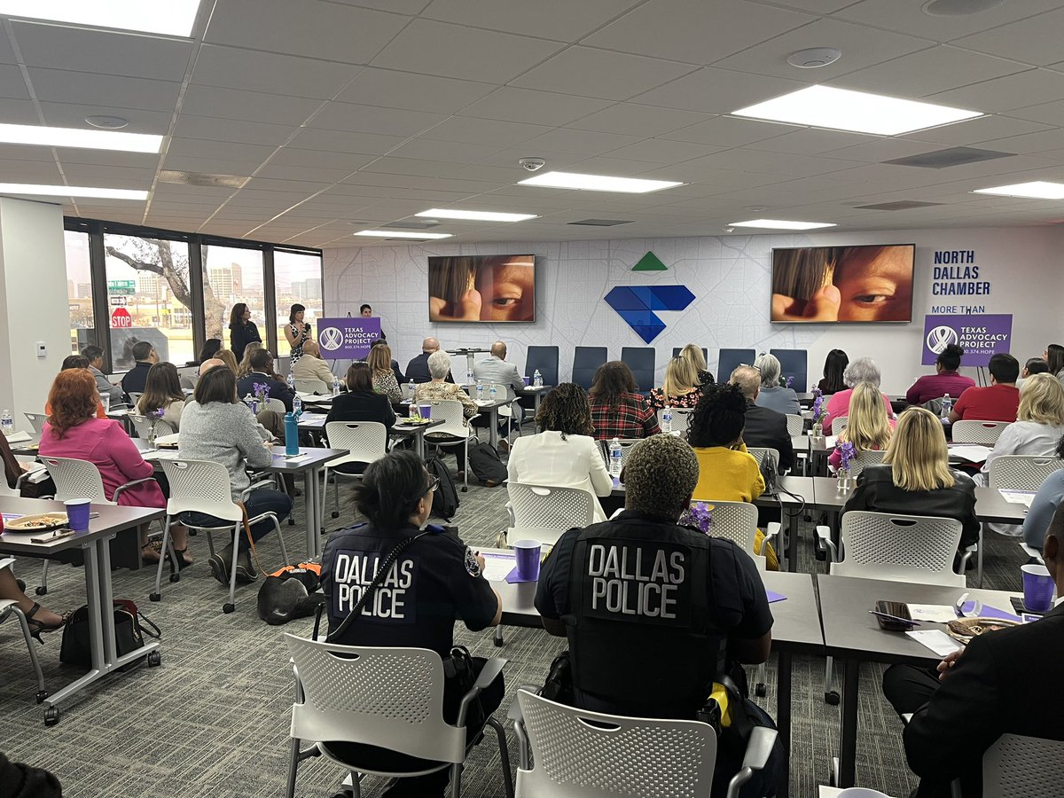NDCC's tweet photo. Honored to partner with the @txadvproject for a roundtable discussion on the fight against human trafficking. Thanks to current and former CMs @GayDWillis13 and @cmjsgates for opening and moderating the discussions. #HumanTrafficking #txlege https://t.co/2V9mgxipav