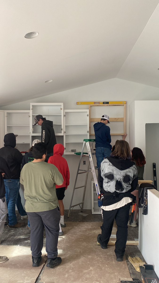 Cabinet day at the tech house.