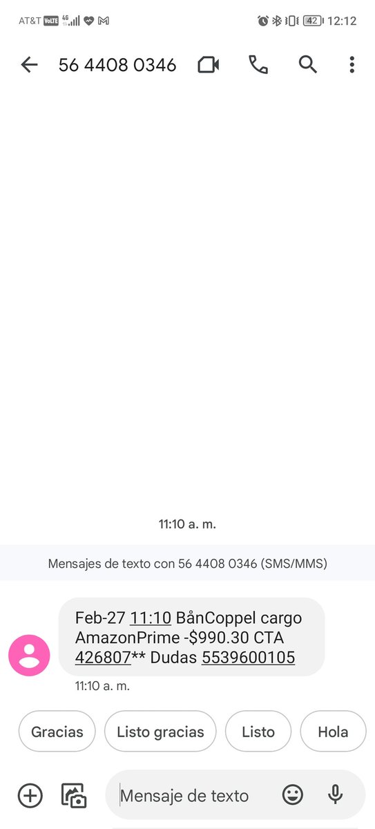 Catersorg's tweet photo. Número con mensaje que evidentemente es para extorsión. Compartan y tengan cuidado si les envían mensaje o llaman de estos números. Saludos a todos. https://t.co/OtS9q5rH8m