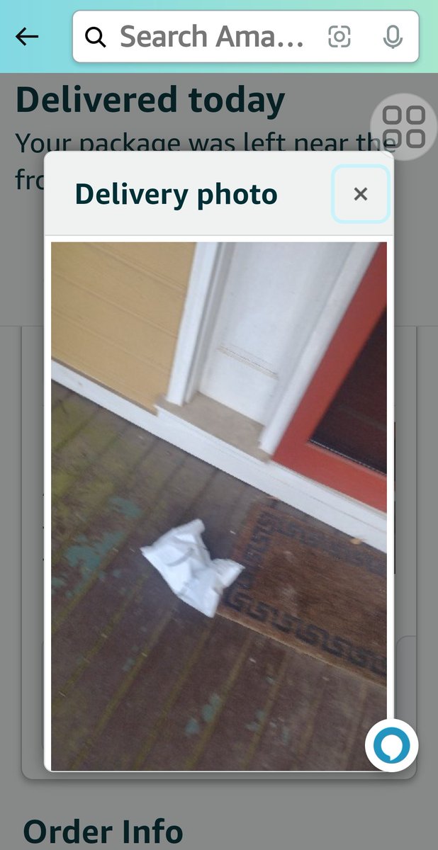GrayK06's tweet image. Well, again @amazon drivers can't read directions. 🙄 Asked for it to be put in the garage by the door. They put it on the front porch, which no one uses. I guess at least it wasn't put in the middle of the garage floor like everything else. 🤦‍♀️🤦‍♀️