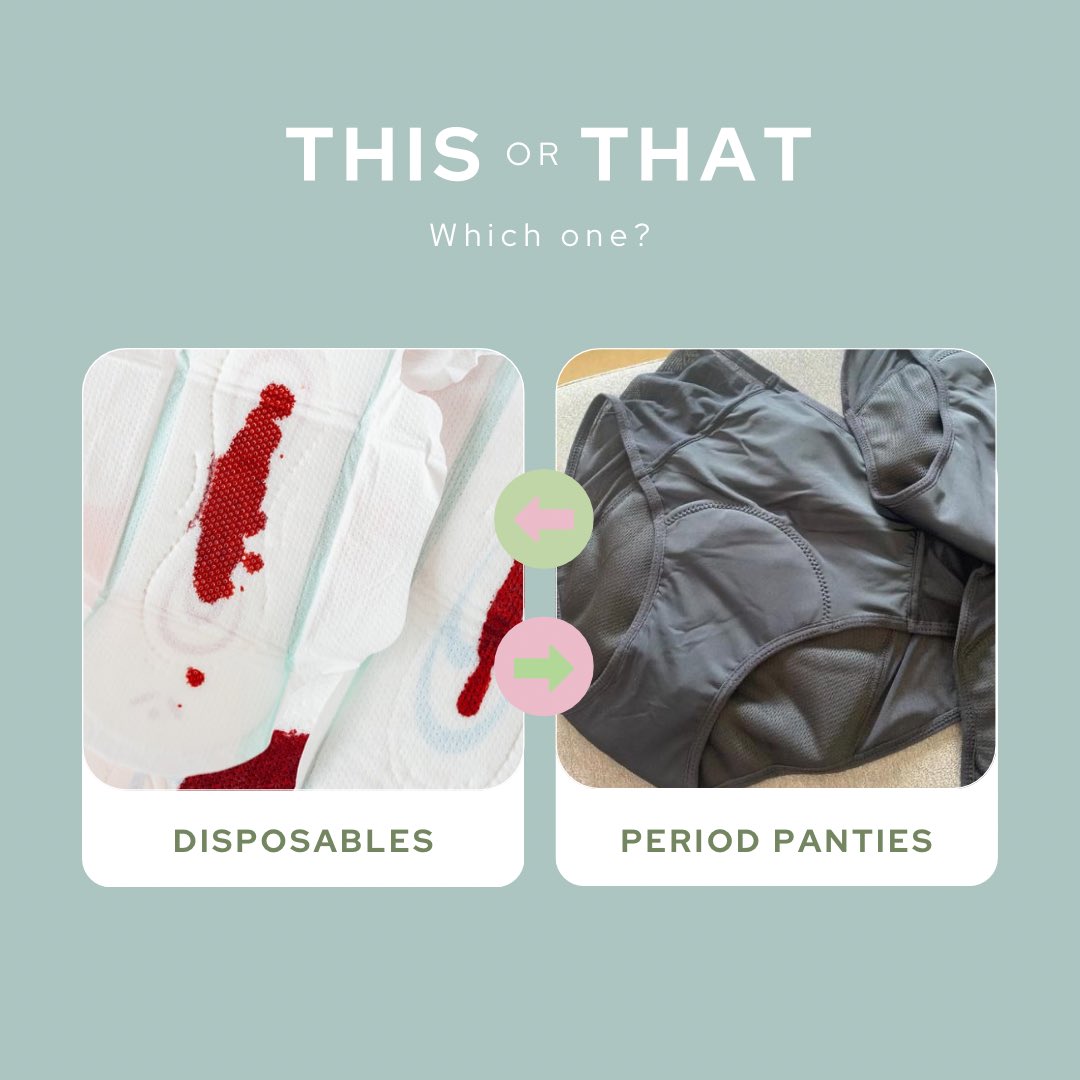 Sustainable periods are now a reality  #leakproof #periodprotection #periodsolved #comfortduringperiod #sustainablefashion #periods #menstruation #periodproblems #periodsuck #femininecare