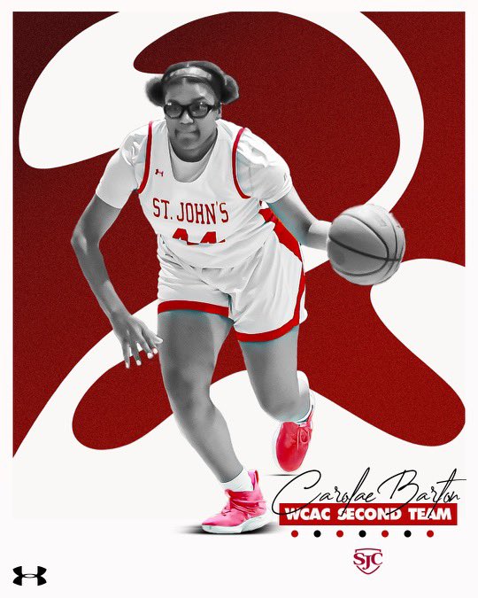 Congratulations to our very own Carolae Barton (<a href="/BartonCarolae/">Carolae Barton</a> ) for making the 2023 All-WCAC Second Team

#Weare1️⃣
📸: <a href="/Elindsey0/">Coach E</a>