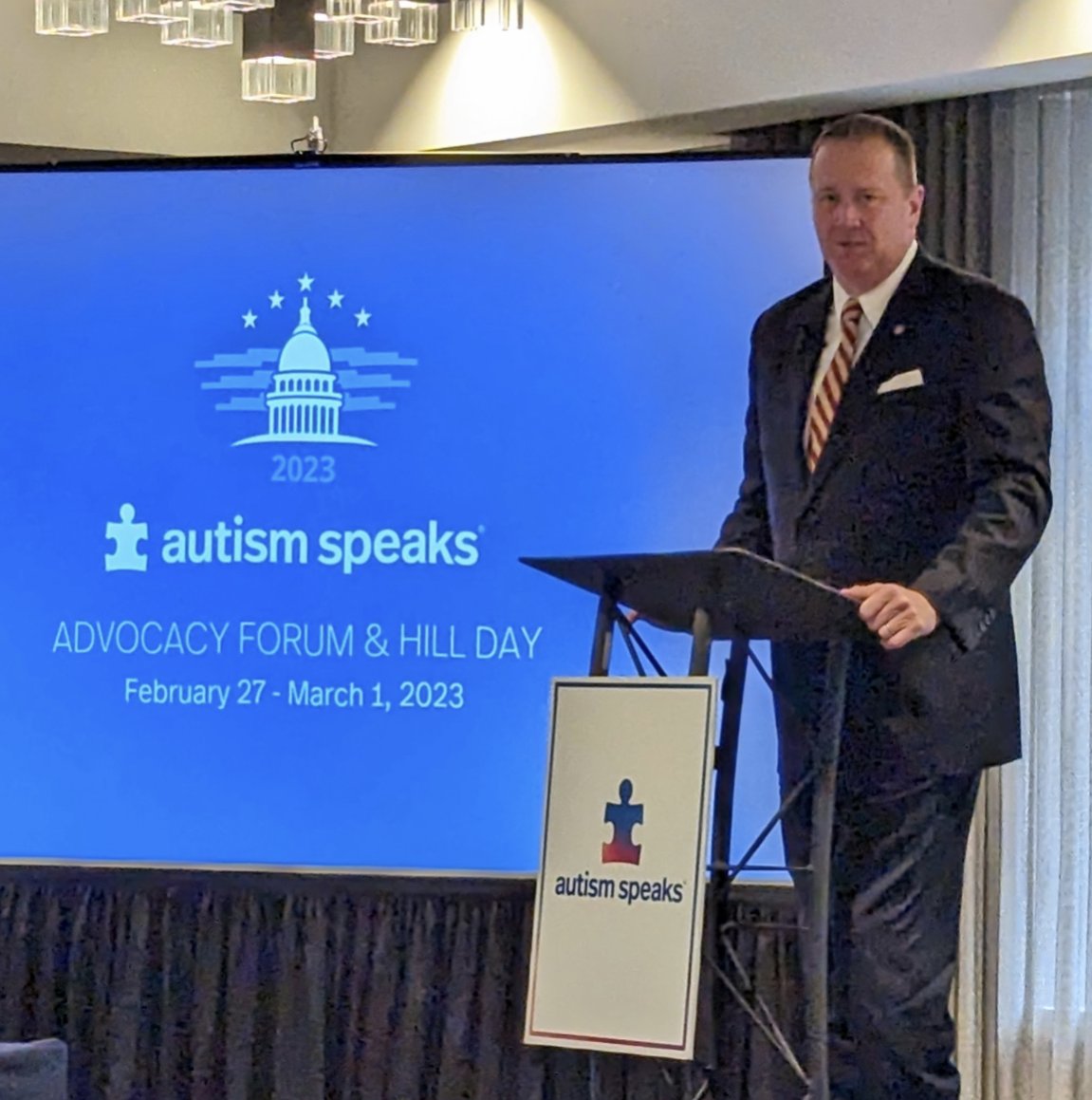 autismvotes's tweet photo. Thank you @SenEricSchmitt for speaking with our advocates today who are gathered in Washington DC for the 2023 Autism Speaks Advocacy Forum and Hill Day!  #AutismVotes #AutismAdvocates https://t.co/C8a52ZpupM