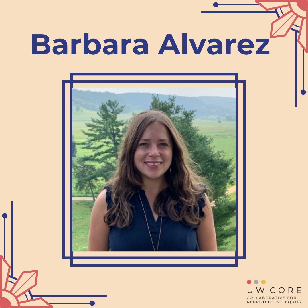 WiscCORE's tweet image. UW CORE is made possible through the work of our extraordinary trainees, who are part of CORE Lab. This week, we are highlighting Barbara Alvarez! Thank you Barbara for all your hard work and for supporting Communications these past few months! #CORELab