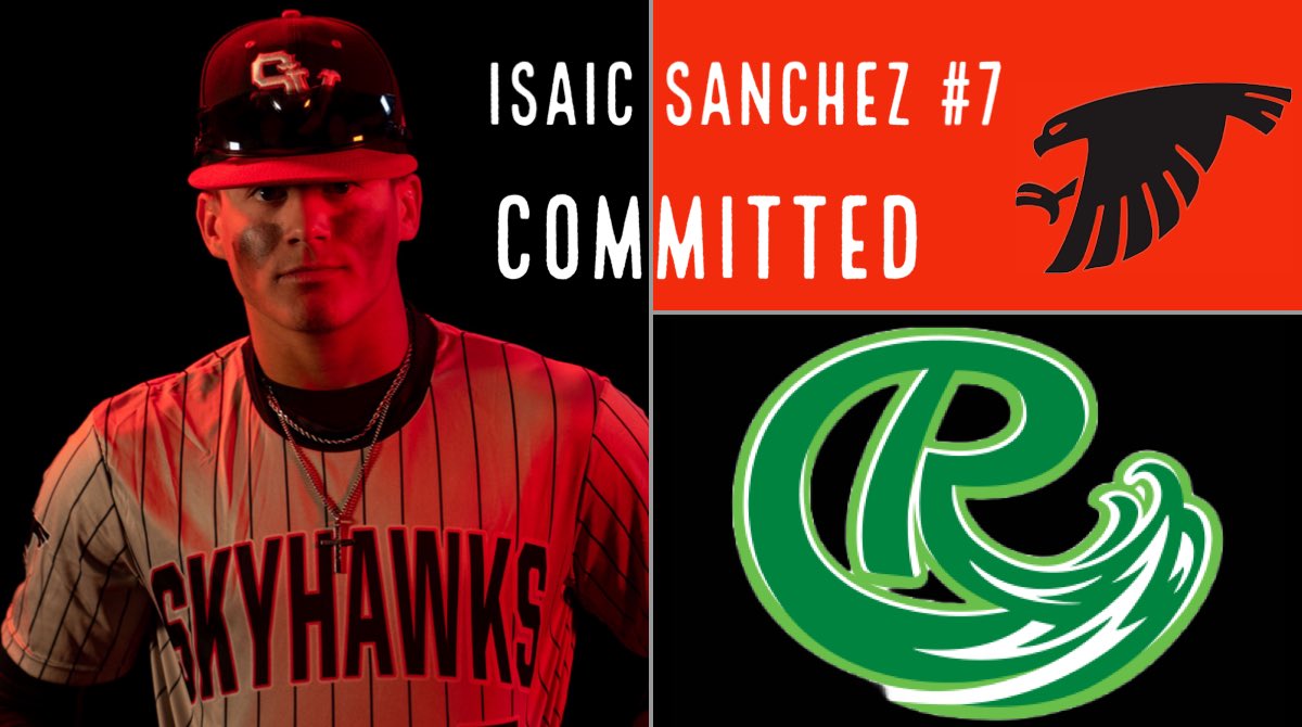 Congrats to Isaic Sanchez for committing to Roosevelt University to continue his academic and baseball career. The Lakers are getting a top of the order bat with lots of speed. On top of that, he can play all over the field and is a grinder on and off the field.  <a href="/IsaicSanchez2/">Isaic Sanchez</a>