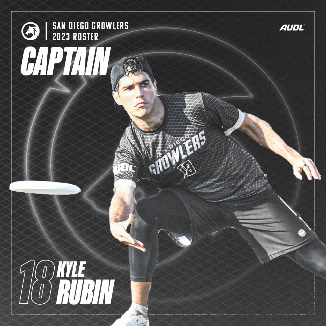 Paul Lally &amp; Kyle Rubin return as our 2023 team captains to anchor the offense! Last year, Paul produced 34 assists, 17 goals and 9 blocks, while Kyle tallied 15 assists and 22 goals. sdgrowlersstore.com/collections/ti…