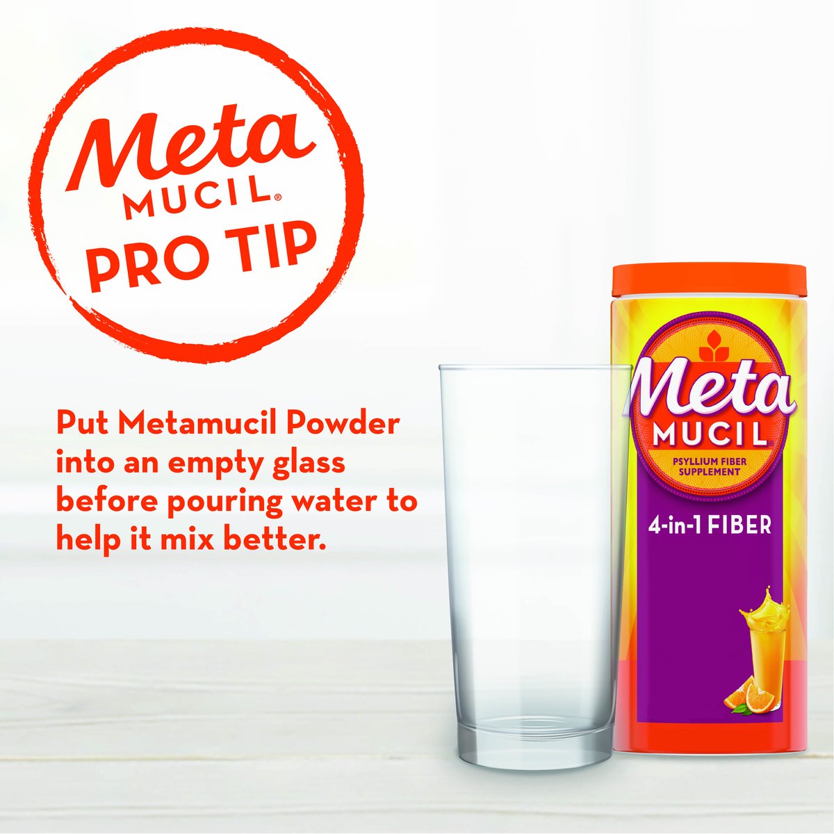 The more you know, the better your experience will be taking Metamucil. Sign up for the Two-Week Challenge to get all the Metamucil pro tips: spr.ly/2weekchallenge