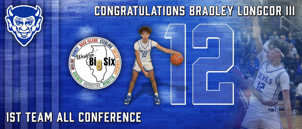 QHSBASKETBALL's tweet photo. Congratulations @BradleyL_12 on 1st Team All Conference. Another great accomplishment. Keep up the good work. Big things ahead! #BlueDevilPride https://t.co/ChbQ7v7Q4N