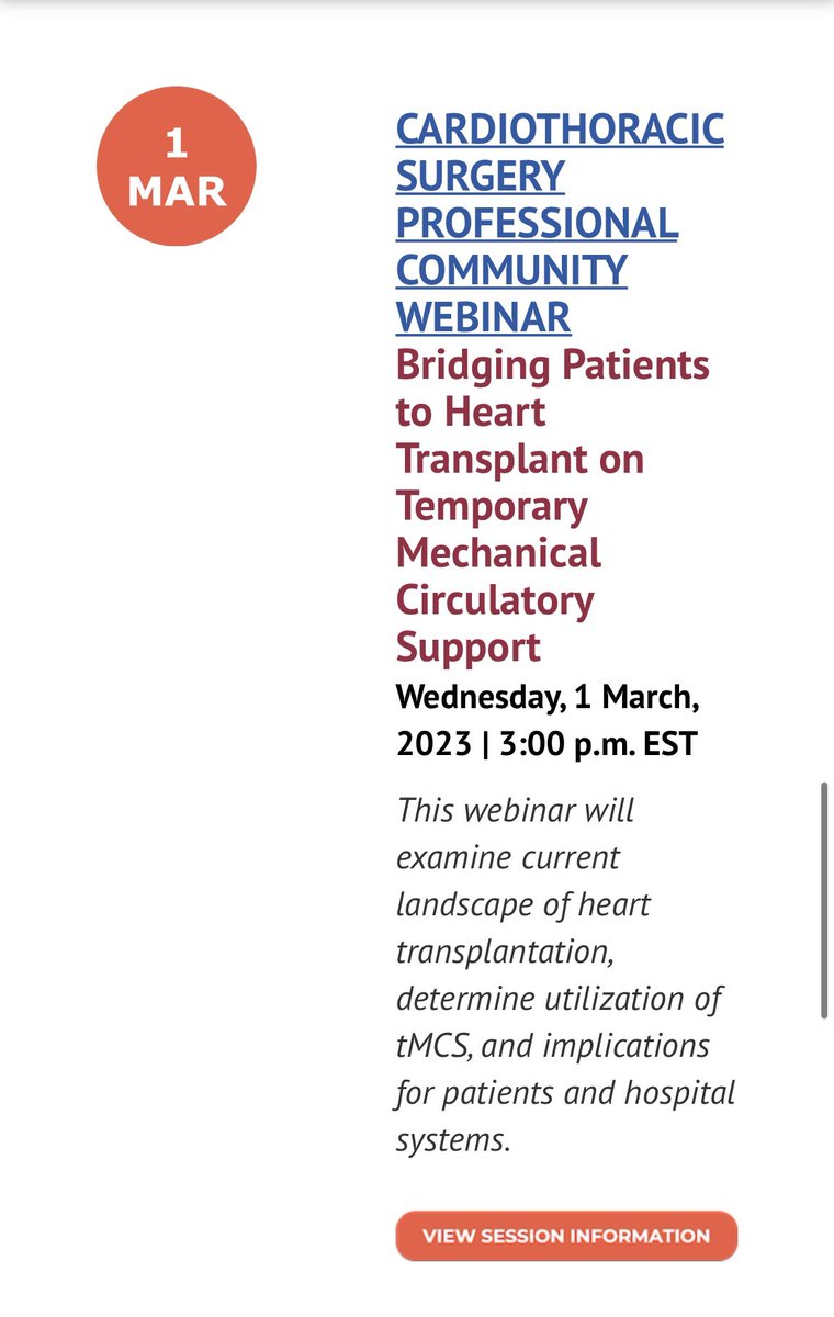 loremontesvilla's tweet image. You are all welcome to join us on wednesday at @ISHLT webinars: Bridging patients to #HeartTx on Temporary #MCS. I’ll be talking about our situation in Latam with amazing speakers and @nbrozzimd moderating. Register: ishlt.org/meetings-educa…