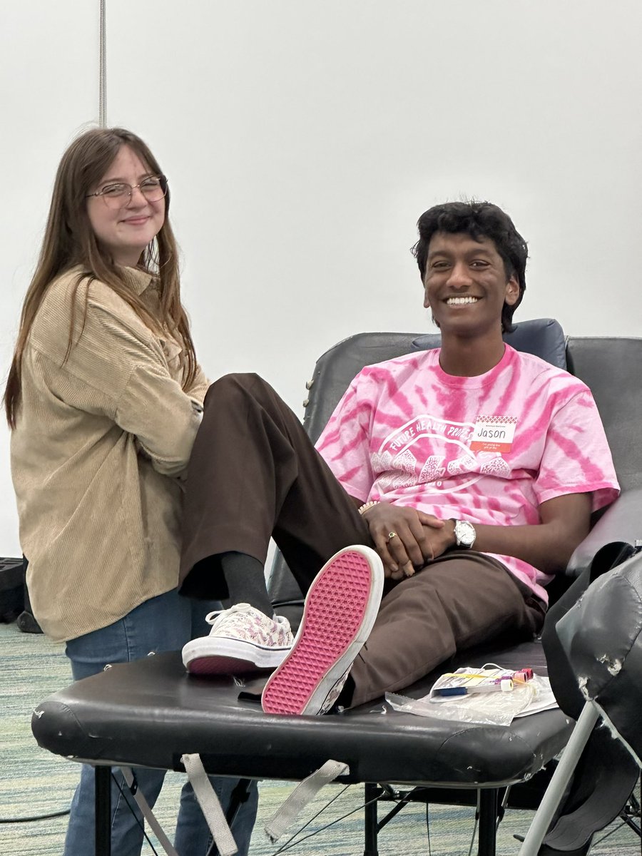 CTE4CCPS's tweet photo. Thank you to our HOSA members for hosting our first blood drive. Congrats on collecting 38 units of blood!
#HOSA
#CTEMonth
#28DaysofCTE
#Allin4CCPS https://t.co/Tqcny6uOo2