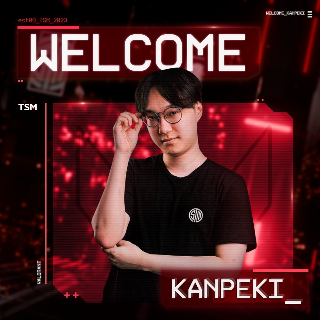 He's back for revenge.

We're proud to welcome <a href="/Kanpeki_XD/">Kanpeki</a> to the #TSM VALORANT roster!