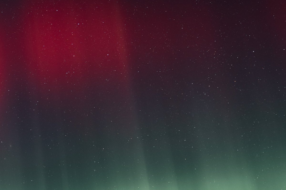 When the sun went done the aurora came out to play! <a href="/BBCScotlandNews/">BBC Scotland News</a> <a href="/BBCScotWeather/">BBC Scotland Weather</a> #NorthernLights #Auroraborealis #Scotland