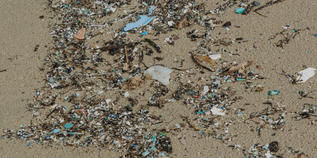 It's estimated that there are over 51 trillion pieces of microplastic in the ocean. Microplastics are less than 5 millimeters long. For a visual representation, think of a sesame seed. Now imagine trillions of sesame-seed sized plastics floating in the ocean every day.