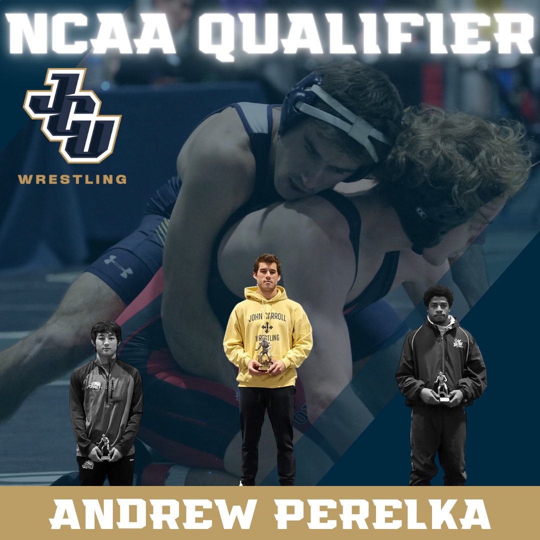 jcusports's tweet photo. ICYMI: 3 Blue Streaks have punched tickets to Roanoke for NCAA Division III Championships, set for March 10-11!

⚡️Andrew Perelka, 133
⚡️Patrick McGraw, 157
⚡️Luke Reicosky, 165
📰 https://t.co/sYfSv7LH00
#StreakUp ⚡️ @JCUwrestling https://t.co/rdW5M8FKzk