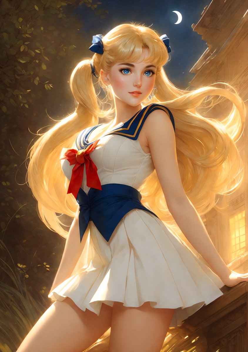 Sailor Moon 🌛

#ai #aiart #art #digitalart #artoftheday #midjourney #aiartdailytheme #aiartcommunity #picoftheday #stablediffusion #promptartist #fantasyart #fantasy #beautifulwoman #sailormoon #sailormoonart #sailormoonaesthetic #animeart #animeartwork #animeartworks