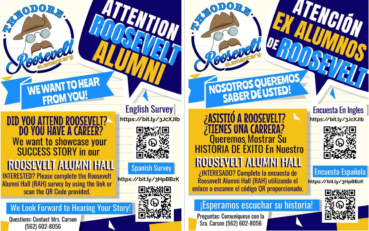 Are you a Roosevelt alum? Share your success story with future students! #WeArePUSD