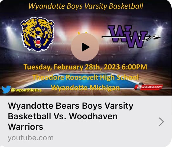 wpsathletics on Twitter "Final home boys basketball game tomorrow. Go