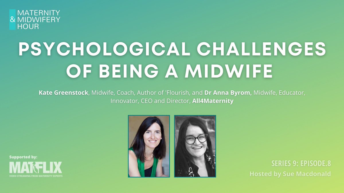 Maternity & Midwifery Forum (@midwiferyforum) on Twitter photo PLEASE SHARE 😍 #MidwiferyHour 1 March at 7pm
EP.8 Psychological Challenges of Being a Midwife
Host: <a href="/SueMacMidwife/">Sue Macdonald RM RN FRCM (Hon)</a> with contributions from: <a href="/ACBmidwife/">✨Dr Anna Byrom✨She/Her #NTFS2019</a> and <a href="/wildrubiescoach/">Kate</a>
Register here: eventbrite.co.uk/e/560444704197
Supported by <a href="/watchMATFLIX/">MATFLIX</a> PLEASE SHARE 😍 #MidwiferyHour 1 March at 7pm
EP.8 Psychological Challenges of Being a Midwife
Host: <a href="/SueMacMidwife/">Sue Macdonald RM RN FRCM (Hon)</a> with contributions from: <a href="/ACBmidwife/">✨Dr Anna Byrom✨She/Her #NTFS2019</a> and <a href="/wildrubiescoach/">Kate</a>
Register here: eventbrite.co.uk/e/560444704197
Supported by <a href="/watchMATFLIX/">MATFLIX</a>