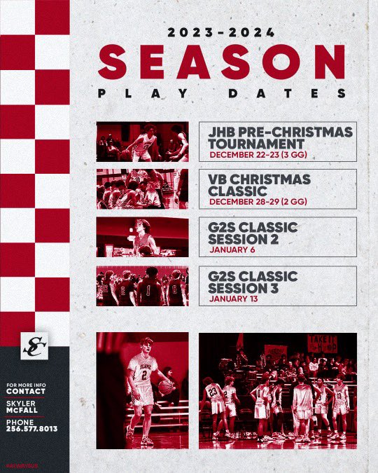 Shoals Christian Basketball (@flamembb) on Twitter photo Coaches, get with <a href="/Coach_McFall35/">Skyler McFall</a> and lock in your spot for this summer and next season! Lots of quality events with quality matchups! #AlwaysUs Coaches, get with <a href="/Coach_McFall35/">Skyler McFall</a> and lock in your spot for this summer and next season! Lots of quality events with quality matchups! #AlwaysUs