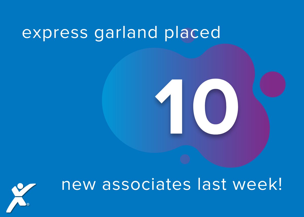 You could be next! Start your Monday off right and call Express Garland today at 972-681-1609 today!
#ExpressPros #MondayMotivation #NowHiring