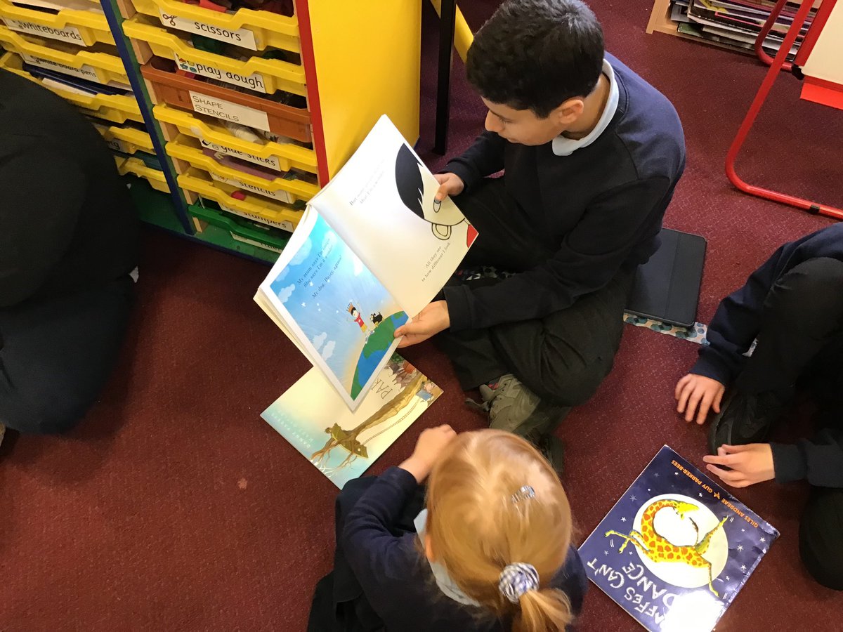 GeehanMiss's tweet photo. Learners from P1 and P7 enjoyed some paired reading together today as part of our World Book week celebrations. 📚 ⭐️ @SaintRochsPS #bookwkstrochs https://t.co/uXSZAcS6RA