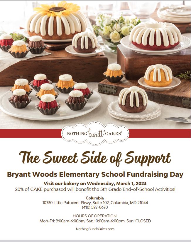 📢Yummy Alert!⚠️😋 Nothing Bundt Cakes <a href="/nothingbundt/">Nothing Bundt Cakes</a> Fundraiser! 1 Day Only‼️- Wednesday, March 1st!
Please help our 5th grade class with costs for end-of-year activities and our Philadelphia field trip!