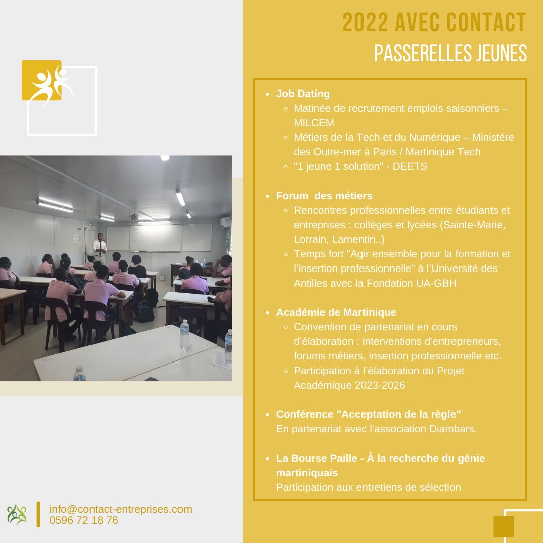 ContactEnt972's tweet image. Notre mission
Promouvoir l'image des entreprises martiniquaises.

Notre action
#Communiquer #Connecter #Contribuer