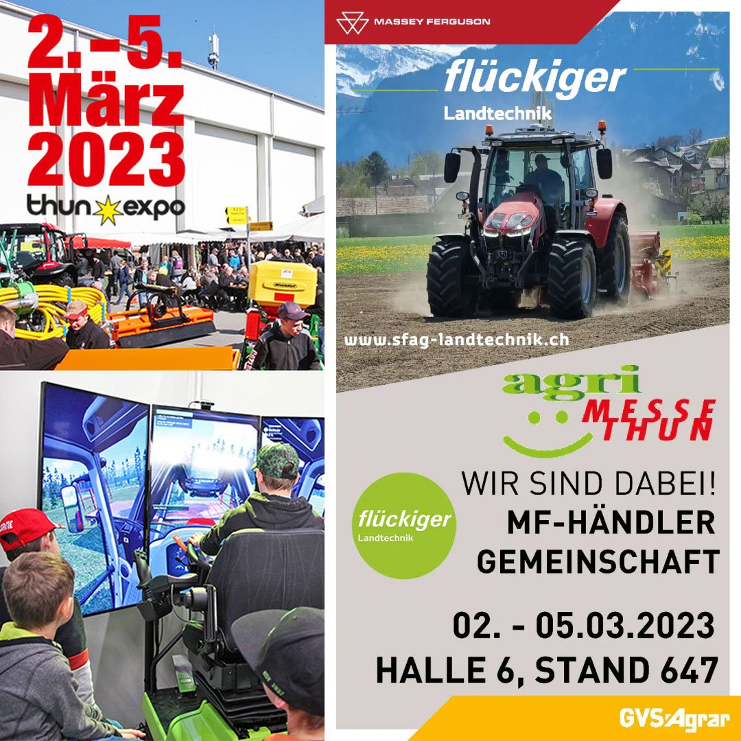 LandtechnikSFAG's tweet photo. ❗WIR SIND DABEI❗
AgriMesse Thun 2023
#agrimessethun2023 https://t.co/rc6paDq10p