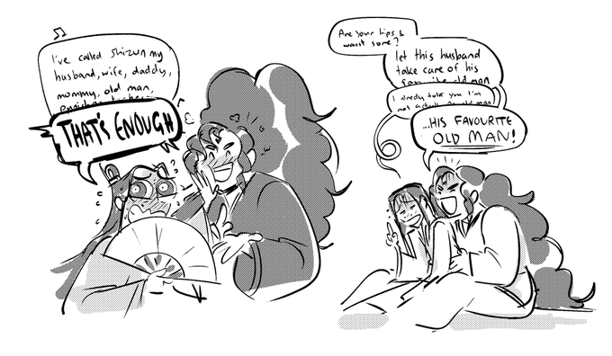 [#svsss] more doodles of the shameless weirdos that are bingqiu :^) 