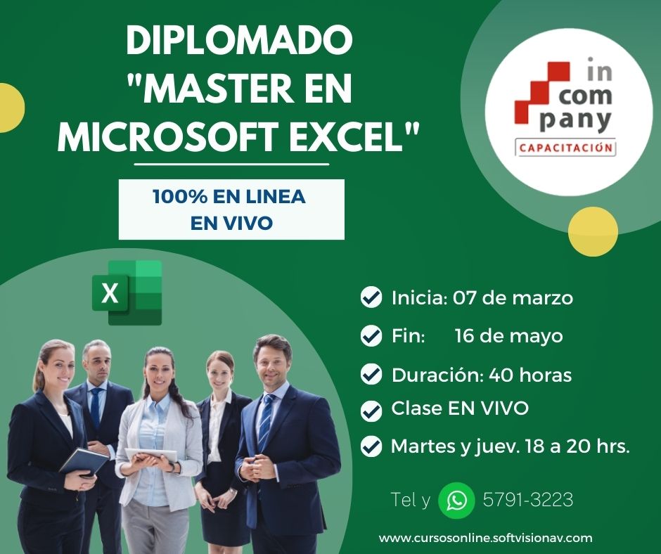 SoftVisionAV's tweet image. &quot;Domina Excel desde casa: Descubre nuestros cursos en línea y conviértete en un experto en hojas de cálculo&quot;
EN VIVO, inician 07 de marzo.
Visita nuestras opciones de Excel
cursosonline.softvisionav.com/excelporinicia…
Regístrate form.jotform.com/230575300005845
 
#cursosdeexcelenlinea #Excelenlinea