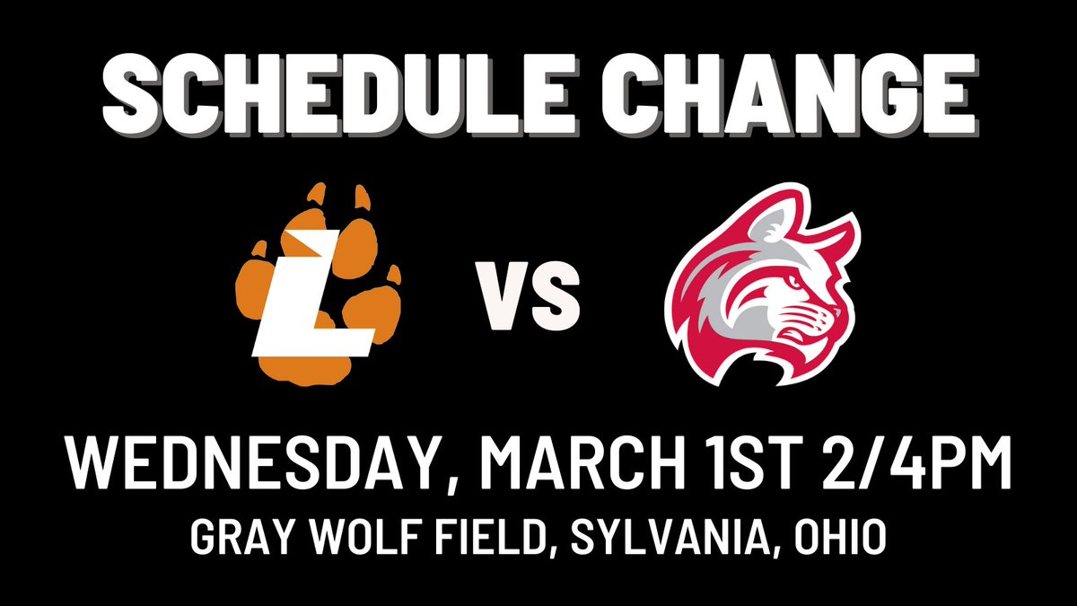 Our home opener is happening sooner than expected! There's nice weather in the forecast for this Wednesday so we are hosting Indiana Wesleyan for a doubleheader beginning at 2pm. $5 entrance fee, kids 12 and under are free. See you at the ballfield!