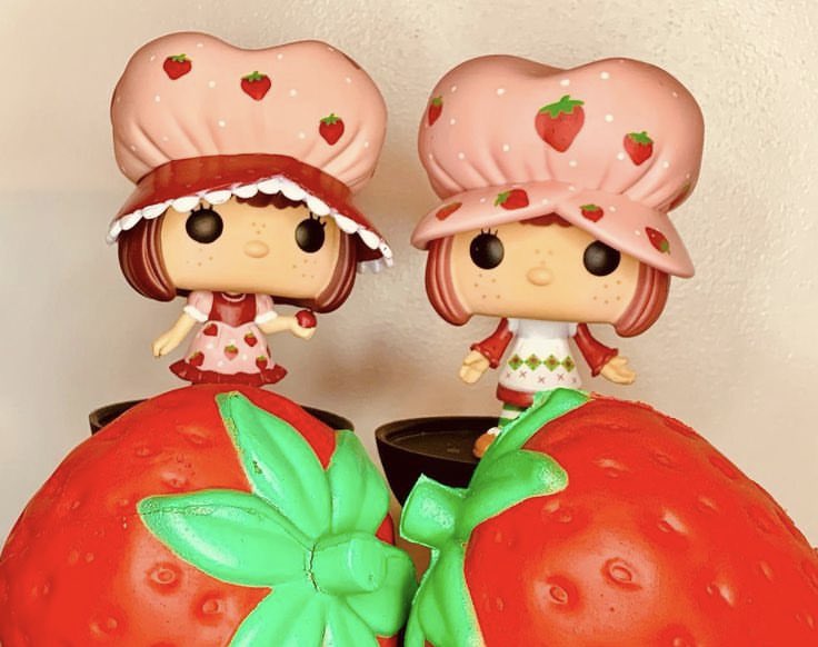 Day 58 of 365 of Funko Pictures. 
February 27, 2023 
Here is my #FunkoPhotoaDay 
@originalfunko  
🍓#NationalStrawberryDay   
🍰 #strawberryshortcake  
❤️ #Strawberries 
🍓 #IloveStrawberries   
📸 #toyphotography 
#FOTW #FunaticOfTheWeek