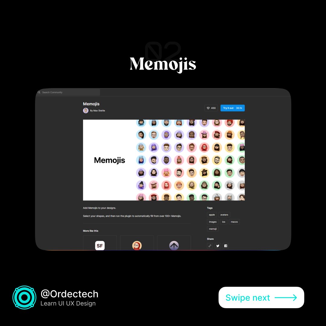 adalo_ace's tweet image. Boost your design productivity with Figma plugins! Automate tasks, generate assets, and add cool effects to your designs. Join the community of passionate designers and developers today. #FigmaPlugins #DesignWorkflow #ProductivityHacks #DesignCommunity