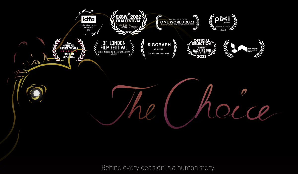 TheLodgge's tweet image. Canadian Excellence in the world of Immersive Experiences! 

@InfFrameMedia's The Choice VR has been nominated at the @TheCdnAcademy Screen Awards for Best Immersive Experience Non-Fiction category!

Learn more about The Choice and Director @JoanneAska: thelodgge.com/2023/02/the-ch…