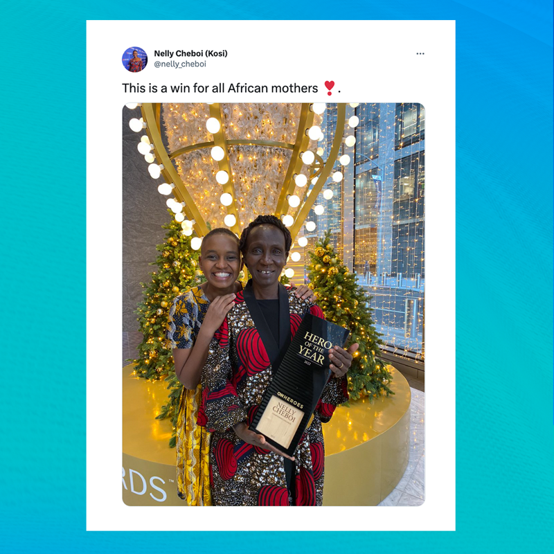 Logitech's tweet photo. From co-founder of @TheKnowledgeHou, to the first black woman to fly with @blueorigin, and @CNN’s Hero of the Year, this trio of tech trailblazers never cease to amaze us—and we’re celebrating them this Black History Month. #BlackFuturesMonth @Jerelyn_R💡@nelly_cheboi🏆@arbowe🚀