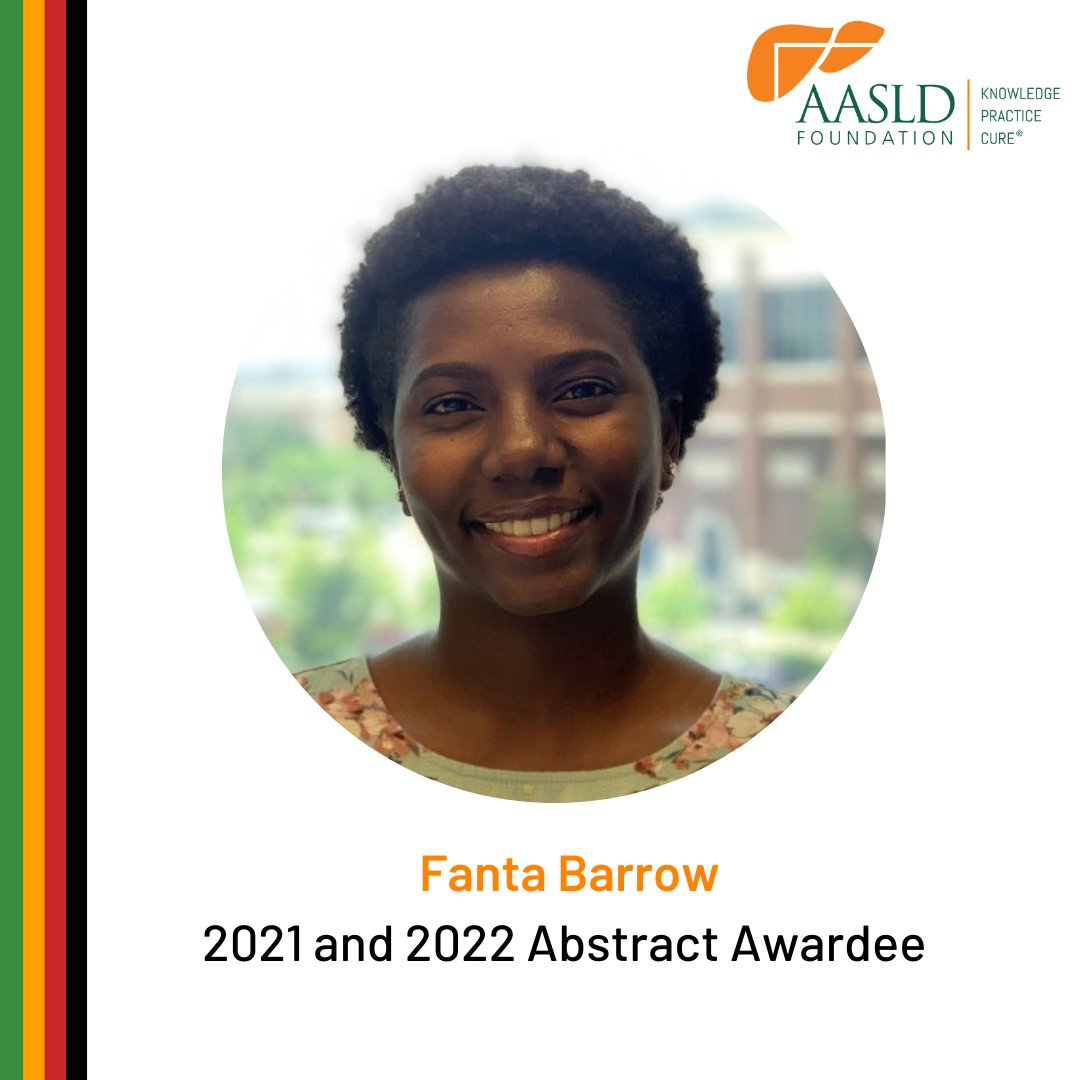 This #BlackHistoryMonth, the AASLD Foundation celebrates the immeasurable contributions of Black Americans to the field of #hepatology. Meet Fanta Barrow <a href="/fanta_barrow/">Fanta Barrow</a>, 2021 and 2022 Abstract Awardee! #LiverTwitter