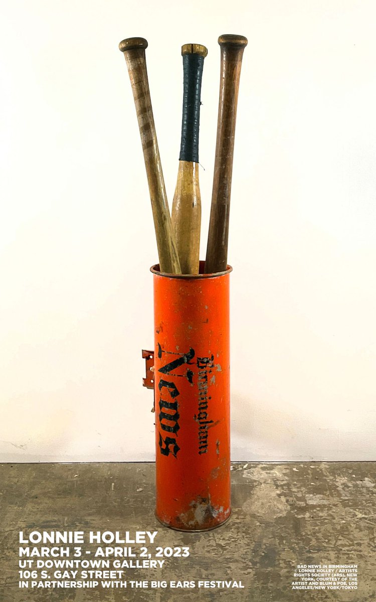 A exhibit of work by <a href="/lonnieholley/">Lonnie Holley</a> opens this Fri. eve at the Downtown Gallery on <a href="/100BlockKnox/">100 Block Knoxville</a>! Exhibit is a collab with <a href="/BigEarsFestival/">Big Ears Festival</a>. #knoxrocks 

© Lonnie Holley / Artists Rights Society (ARS), New York, Courtesy of the artist and Blum &amp; Poe, Los Angeles/New York/Tokyo