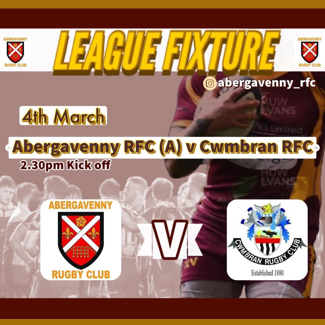 RfcAbergavenny's tweet photo. Back to league action this week and it’s a tough away trip to @cwmbranrfc 
Why not get some much needed respite from the 6N and support the guys. 👍🏼💜💛🏉🍻
@AllWalesSport @WRU_Community @DRA_Community @welshclubrugby https://t.co/Ce8tBpoyxS