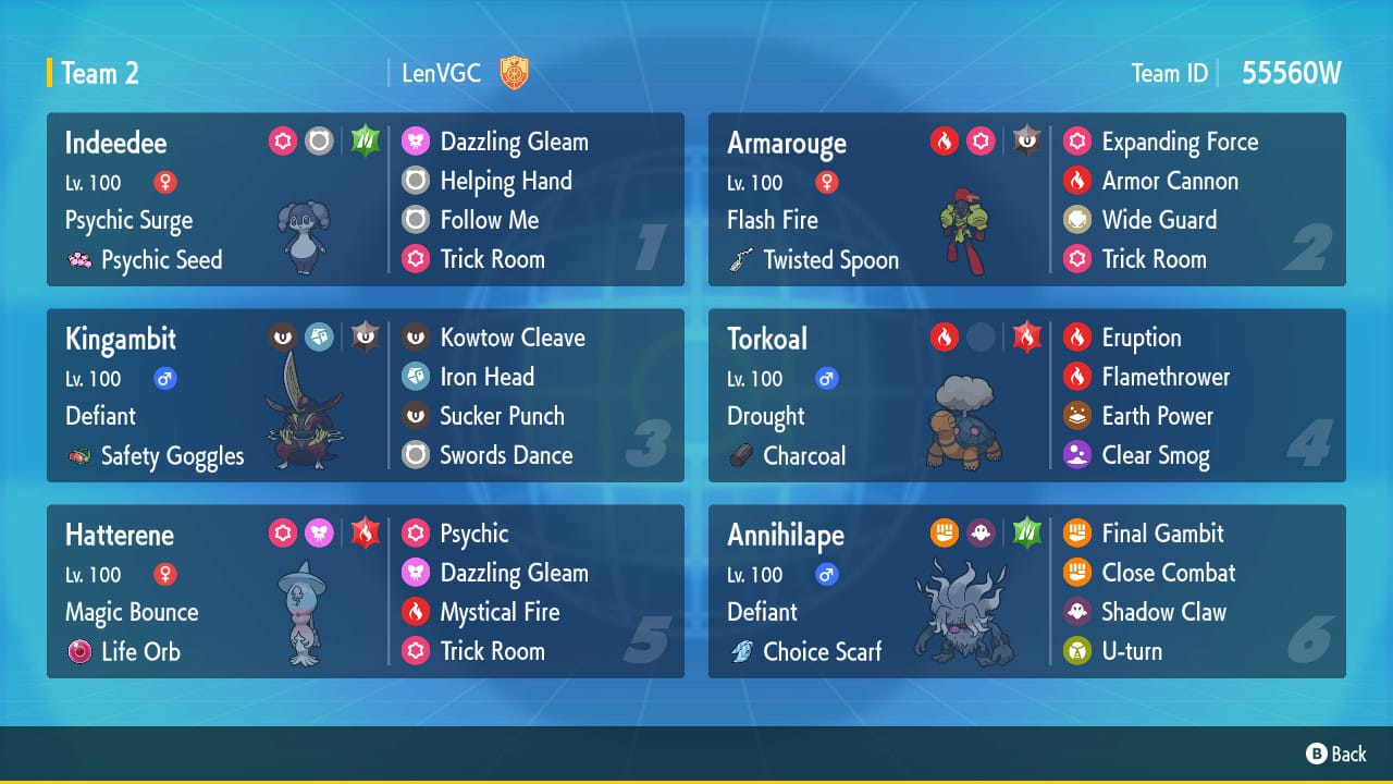 Len on X: &ldquo;Enjoy my new Hard Trick Room team adapted for Series 2 