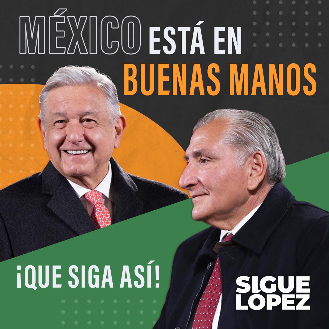 Sabemos en quién confía Andrés Manuel para consolidar la transformación. Los resultados son evidentes. #SigueLópez