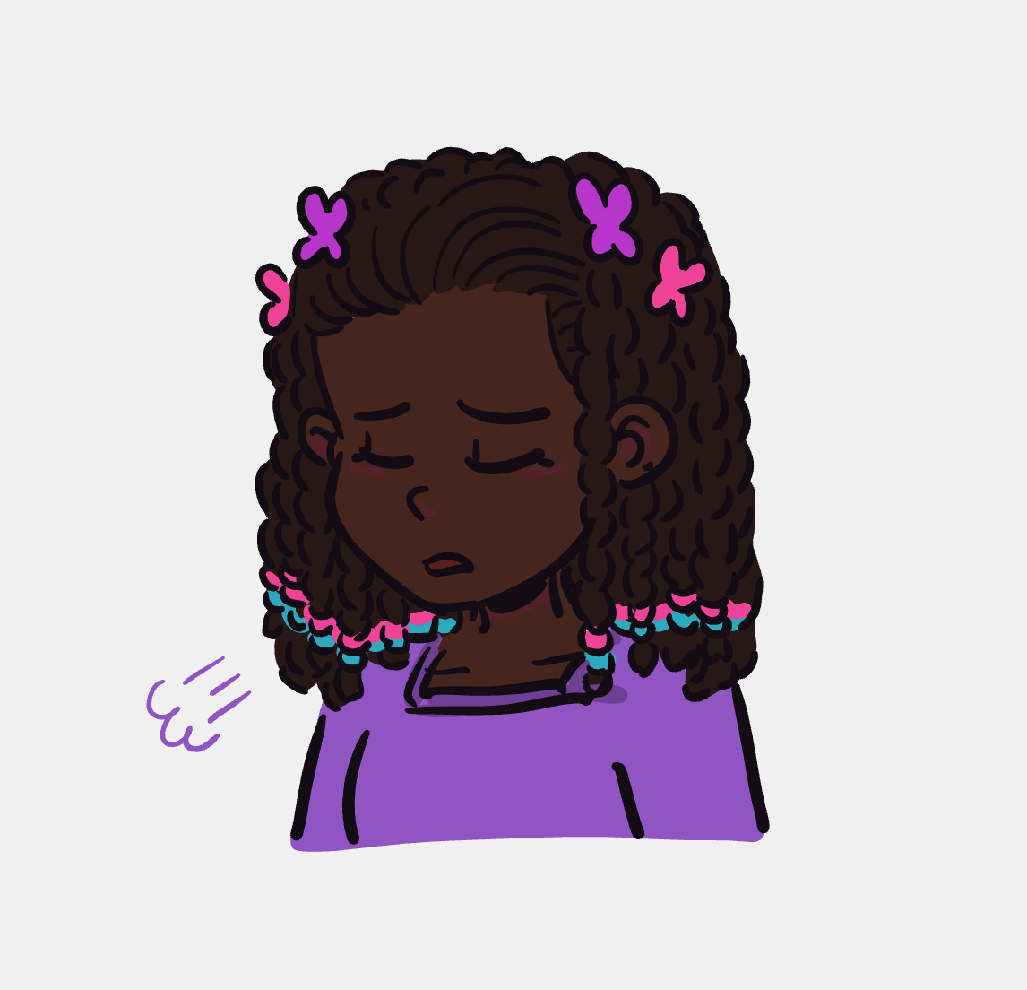 「"ugh fine" 」|Marie Lum 林のイラスト