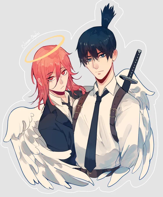 A little charm of these two :DAkiangel~ 