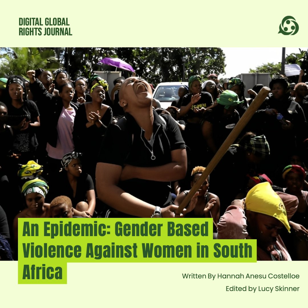 ForumGlobalHR's tweet photo. An insightful reflection upon the historical and contemporary features of gender based violence in South Africa by one of our content writers Hannah Anesu Costelloe. Edited by Lucy Skinner. 

Check it out below and let us know your thoughts!

https://t.co/ZkNuTmdTty https://t.co/p6eMFQ32dA