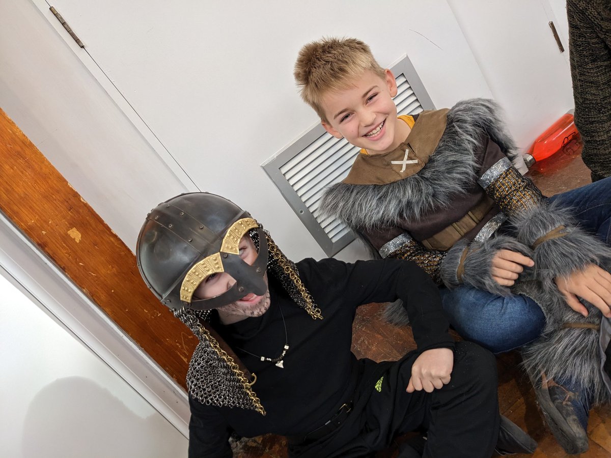 Our Year 4 children had a fantastic day learning more about our history topic: 'Anglo-Saxon Viking Struggle' with <a href="/vikingsinschool/">Viking School Visits</a> #SpringCottageHistory